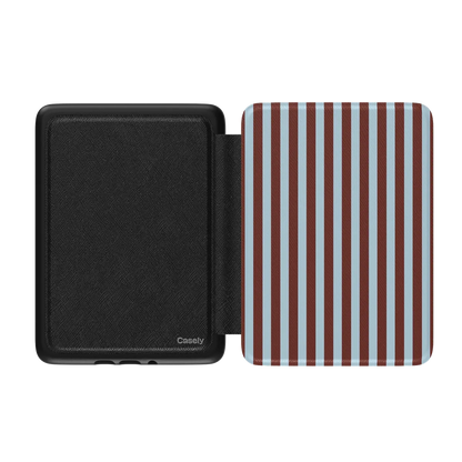 Sunday in Brooklyn | Blue Stripes Kindle Case