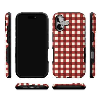Checked Twice | Red Plaid Case