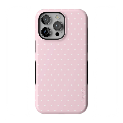 On the Dot | Pink & White Polka Dot Case - iPhone 13 Pro Max