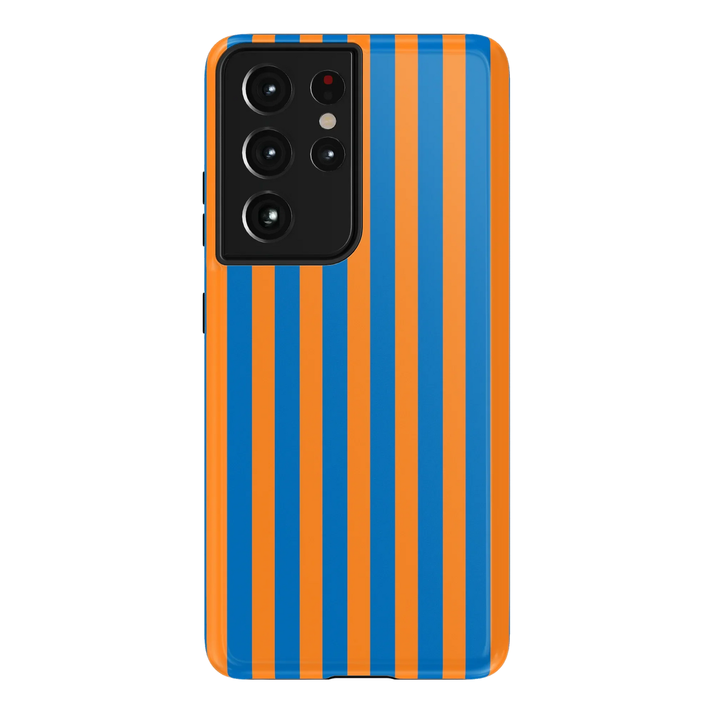 Go New York | Blue & Orange Stripes Case - Galaxy S21 Ultra