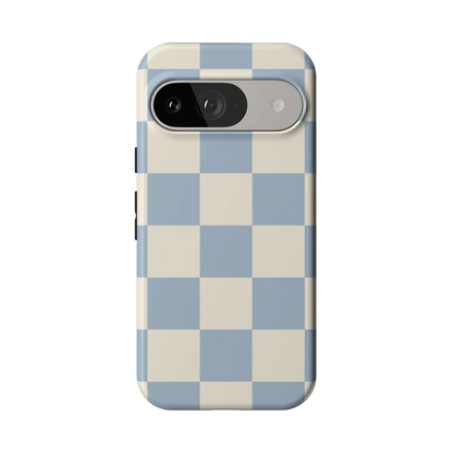 Fit Check | Light Blue Checkerboard Case - Google Pixel 9