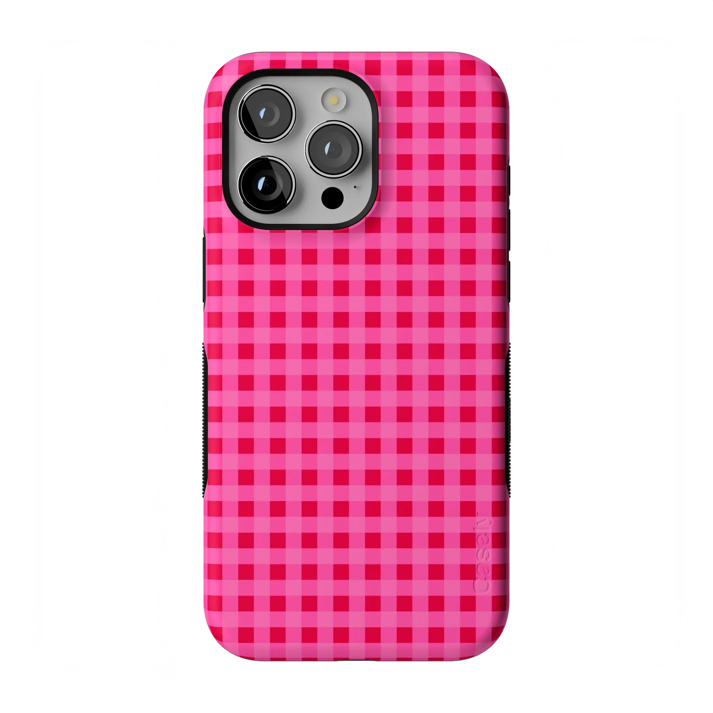 Sweet Jam | Hot Pink Gingham Case - iPhone 13 Pro Max