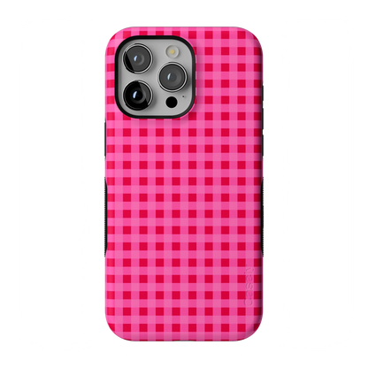 Sweet Jam | Hot Pink Gingham Case - iPhone 13 Pro Max