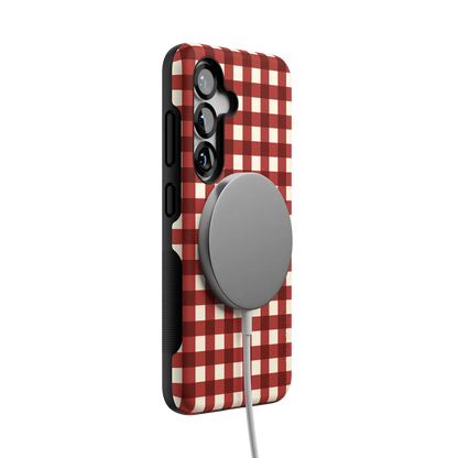 Checked Twice | Red Plaid Case