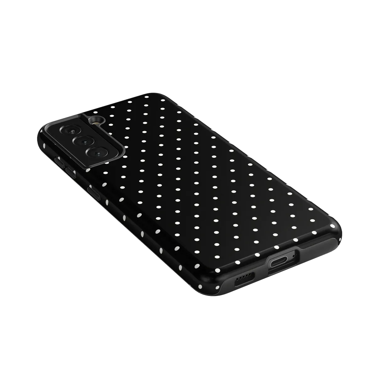 On the Dot | White Polka Dot Case