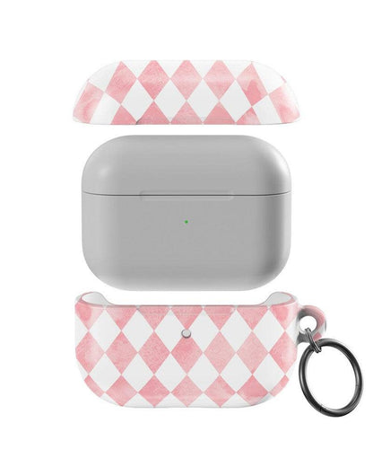 Queen of Diamonds | Pink Watercolor AirPods Case AirPods Case Casetry