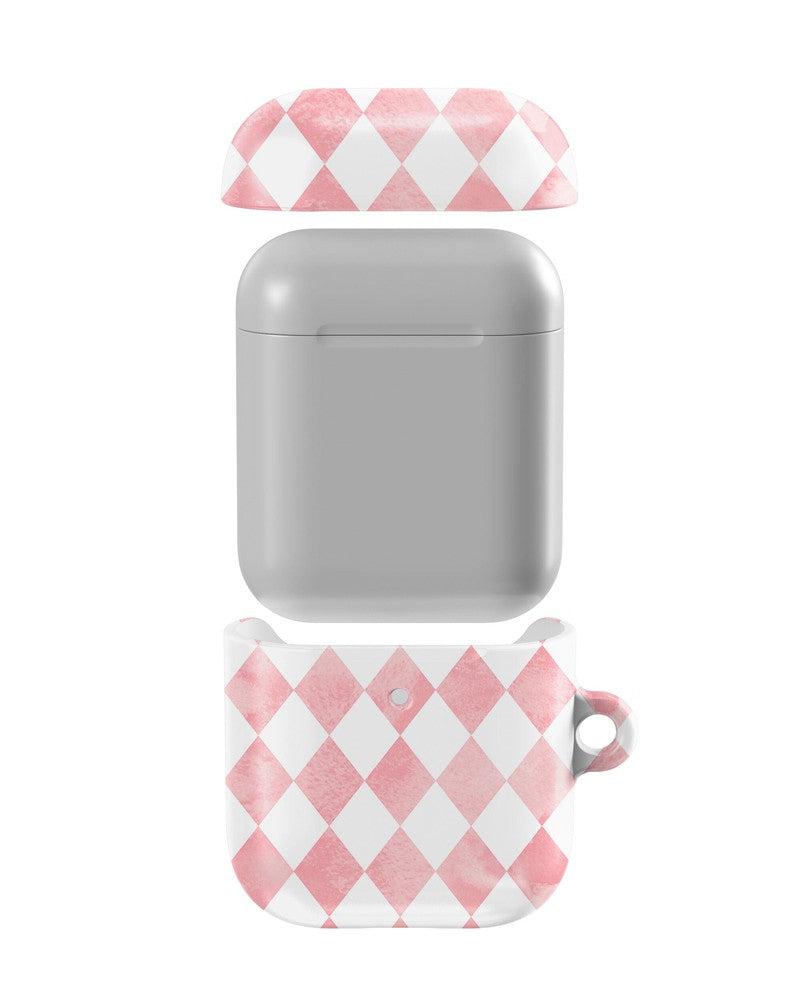 Queen of Diamonds | Pink Watercolor AirPods Case AirPods Case Casetry