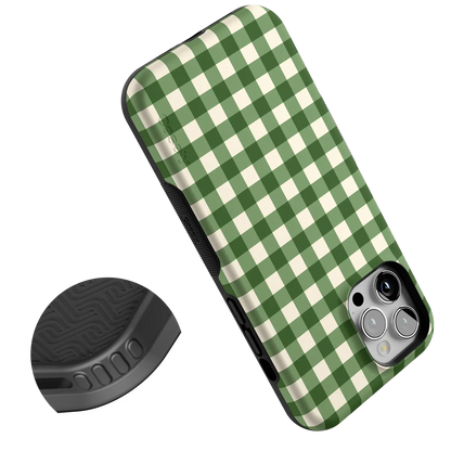 Checked Twice | Green Plaid Case