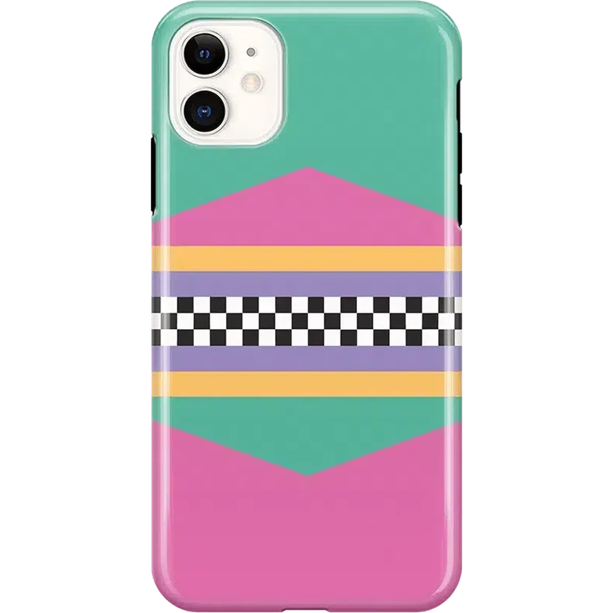 Rad Dad | 80's Colorblock Case iPhone Case get.casely Classic iPhone 11