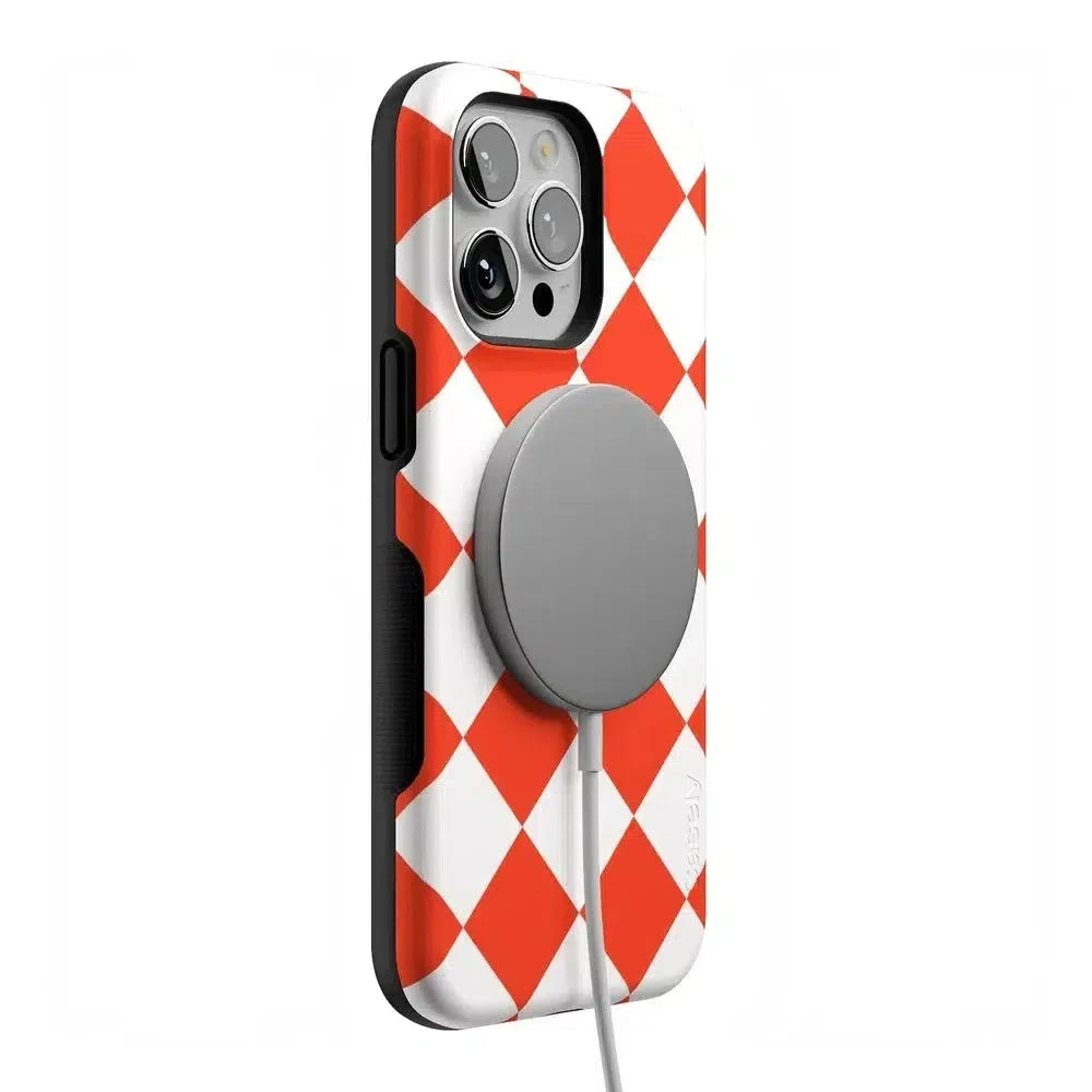 Red Checkerboard | High Contrast Design Case Phone Case Casetry