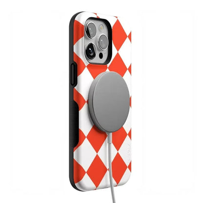 Red Checkerboard | High Contrast Design Case Phone Case Casetry