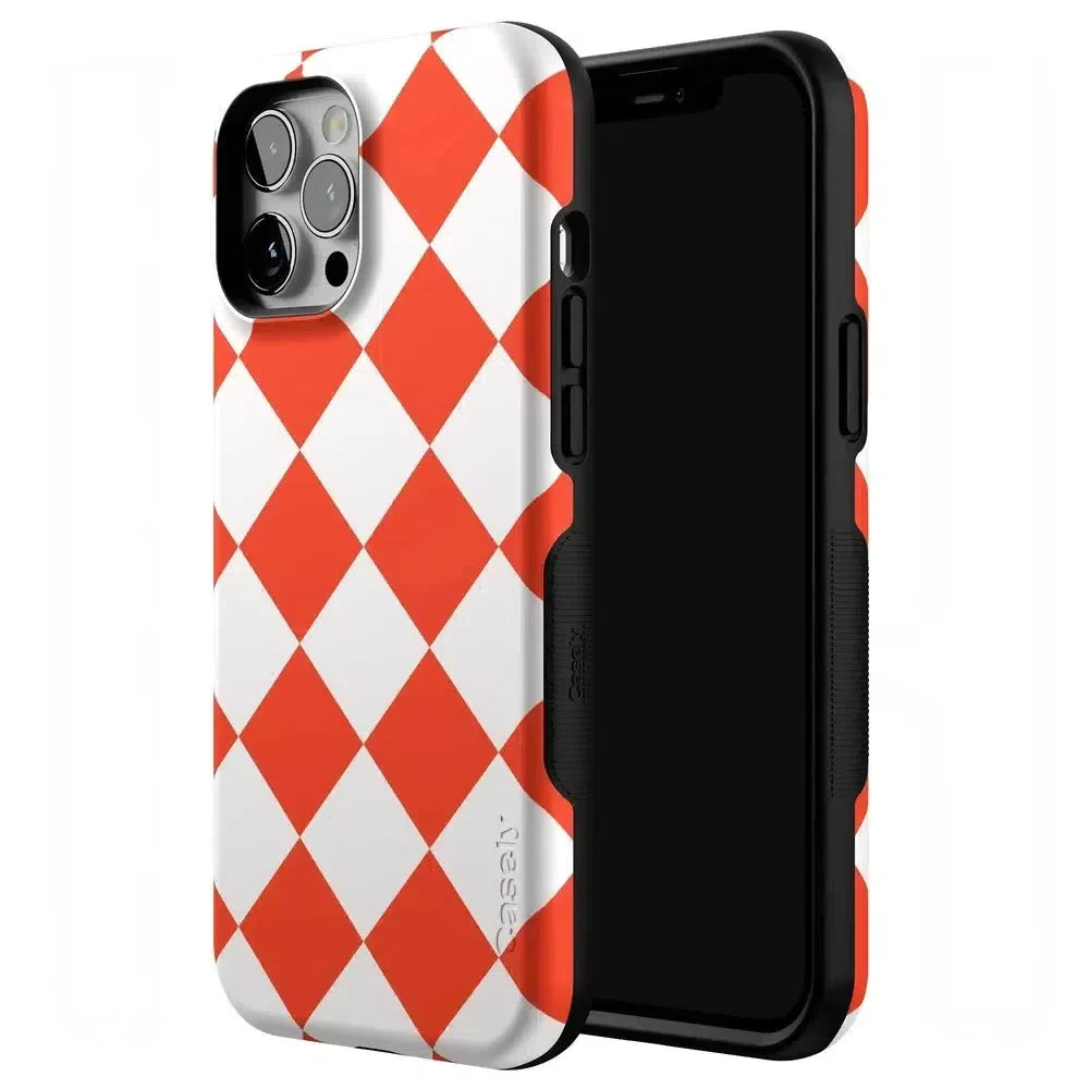 Red Checkerboard | High Contrast Design Case Phone Case Casetry