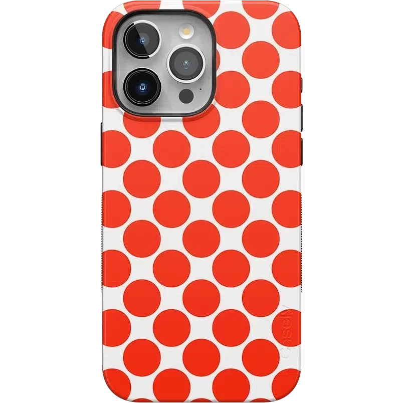 Red Dots | High Contrast Design Case Phone Case Casetry Bold Flex + MagSafe® iPhone 15 Pro Max