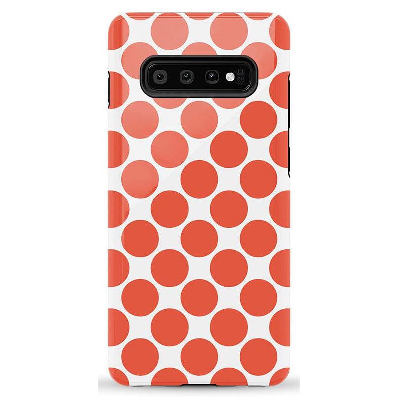 Red Dots | High Contrast Design Case Phone Case Casetry Essential Galaxy S10 Plus