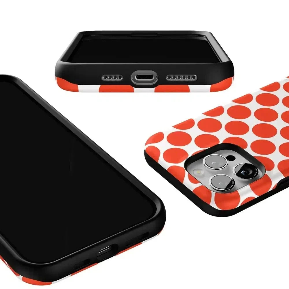 Red Dots | High Contrast Design Case Phone Case Casetry