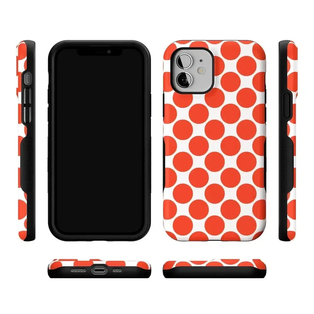Red Dots | High Contrast Design Case Phone Case Casetry