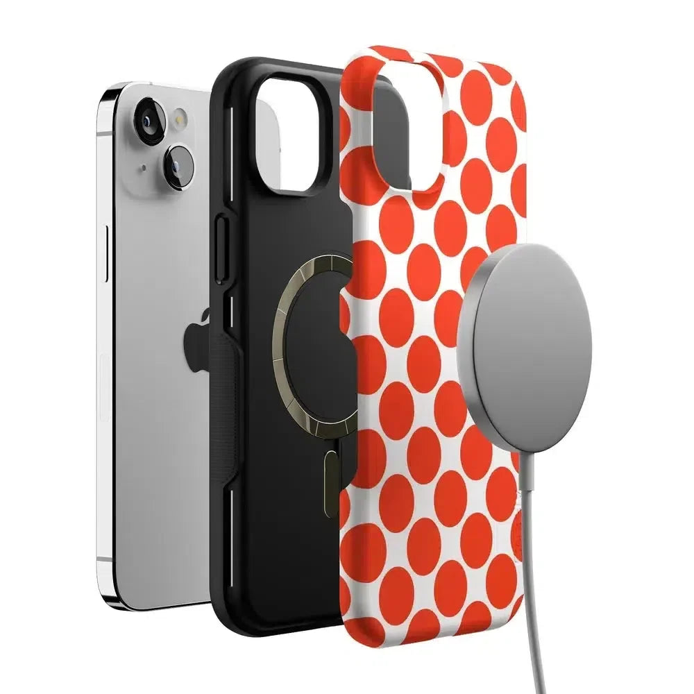 Red Dots | High Contrast Design Case Phone Case Casetry