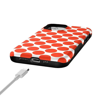 Red Dots | High Contrast Design Case Phone Case Casetry