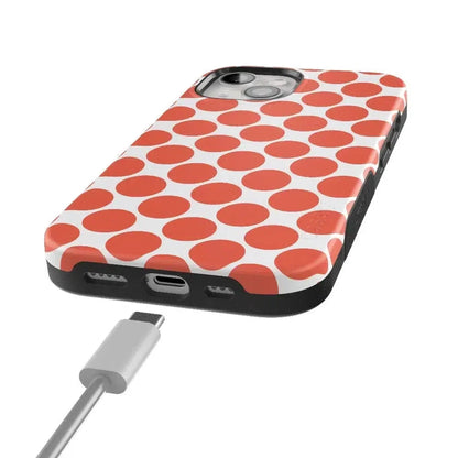 Red Dots | High Contrast Design Case Phone Case Casetry