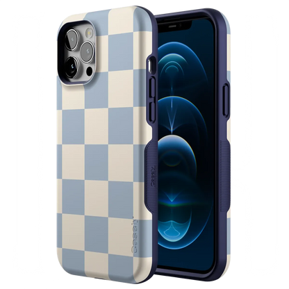 Fit Check | Light Blue Checkerboard Case