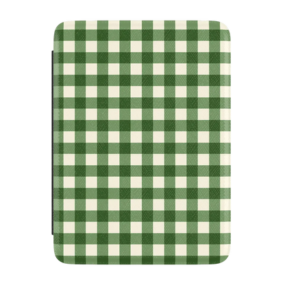 Checked Twice | Green Plaid Kindle Case | Casely