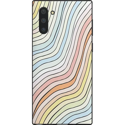 Ride The Wave | Pastel Rainbow Lined Samsung Case Samsung Case get.casely Classic Galaxy Note 10