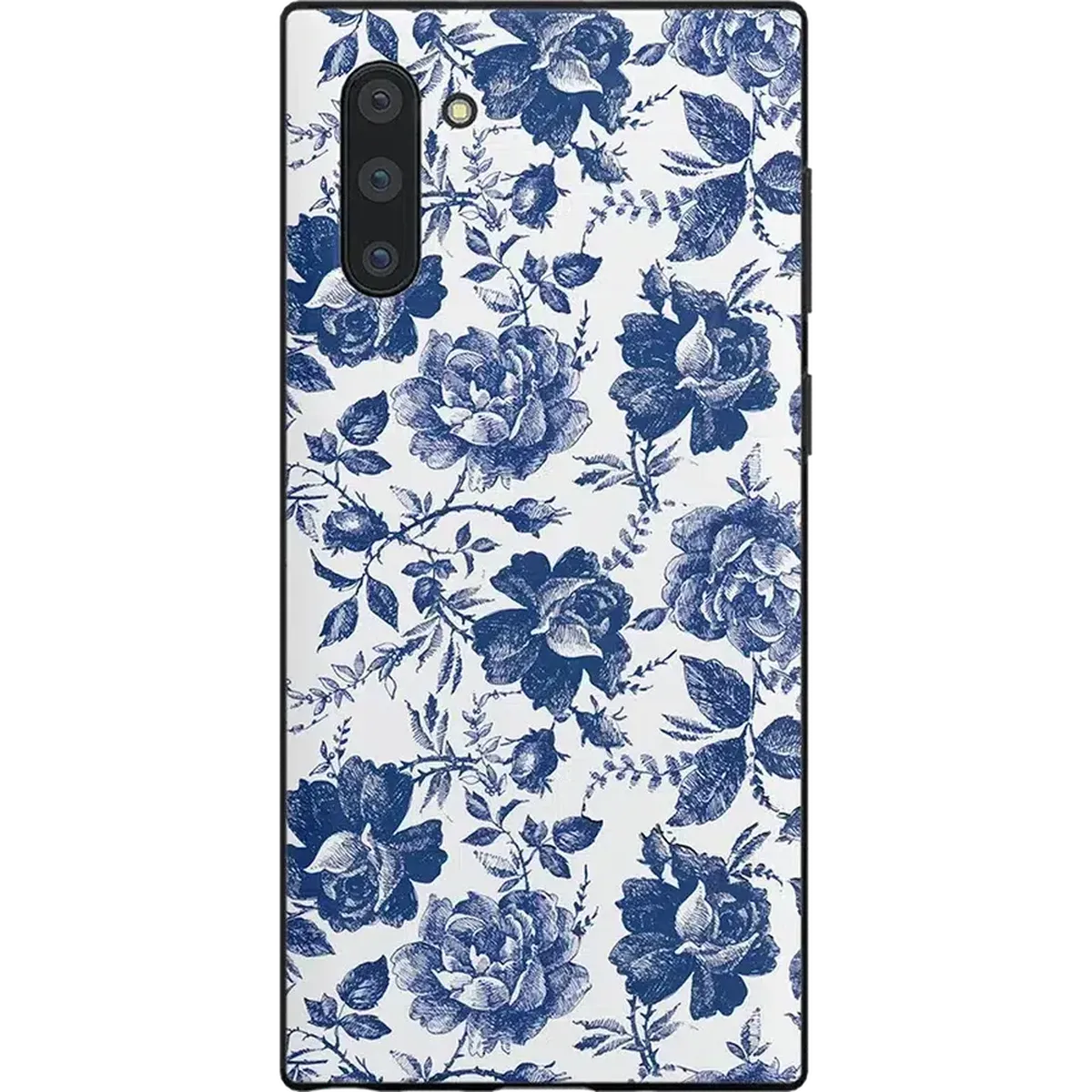 Rose to Fame | Blue & White Rose Floral Samsung Case Samsung Case get.casely Classic Galaxy Note 10 Plus
