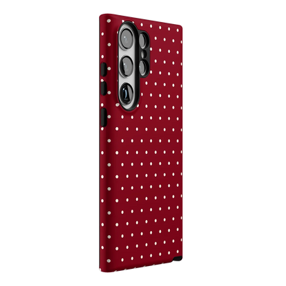 On the Dot | Maroon Polka Dot Case