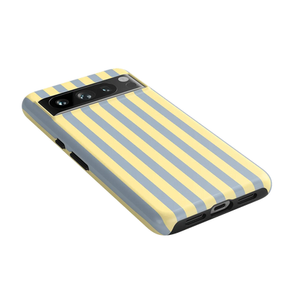 Coastline Stripes | Blue & Yellow Case