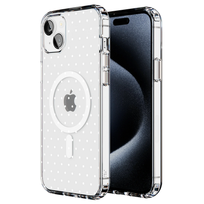On the Dot | White Polka Dot Case