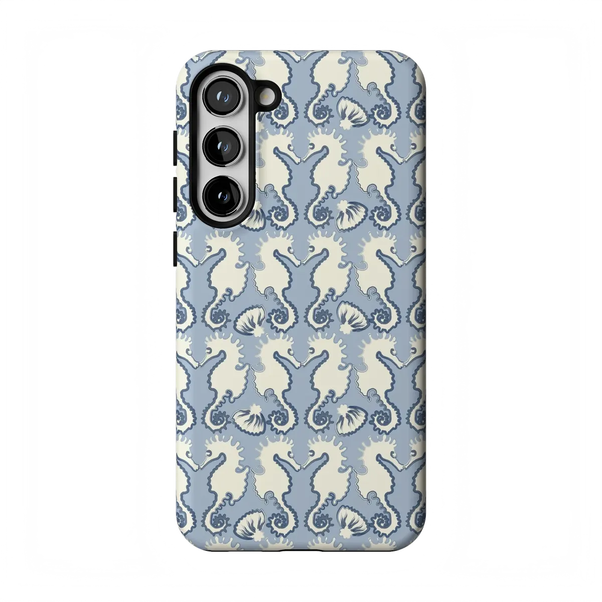 Seahorse Drift | Coastal Blues Case - Galaxy S23 Plus