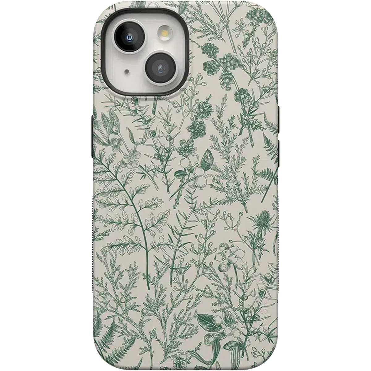Sage Garden | Green Floral Case iPhone Case get.casely Bold + MagSafe® iPhone 15