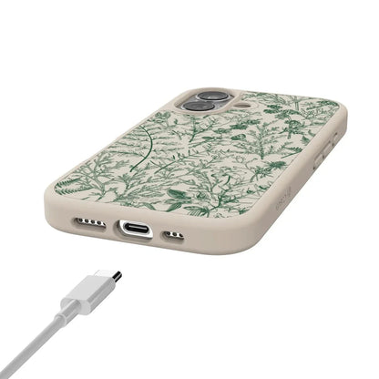 Sage Garden | Green Floral Case iPhone Case get.casely