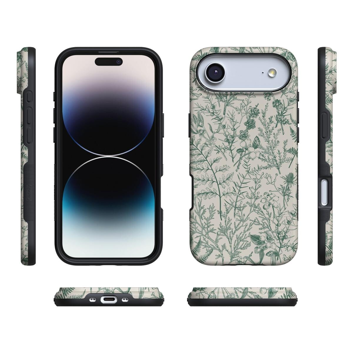 Sage Garden | Green Floral Case iPhone Case get.casely