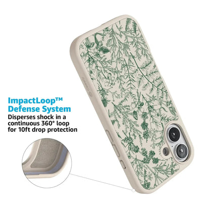 Sage Garden | Green Floral Case iPhone Case get.casely