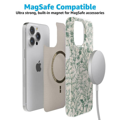 Sage Garden | Green Floral Case iPhone Case get.casely