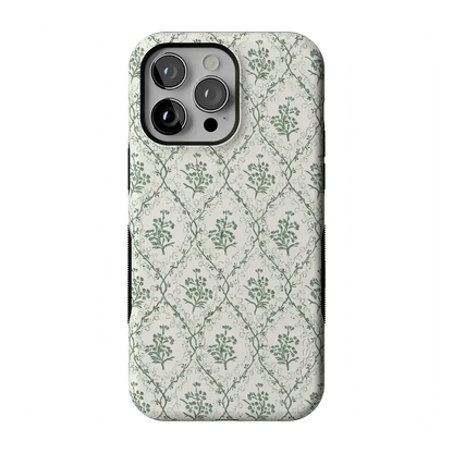 Sage Tapestry | Floral Vines Case iPhone Case get.casely Bold Flex + MagSafe® iPhone 14 Pro Max