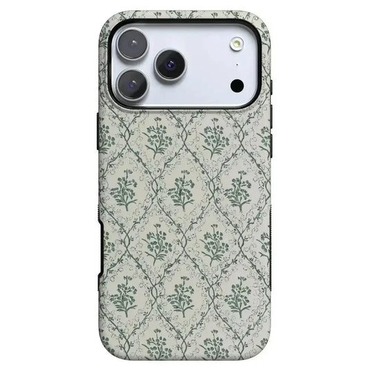 Sage Tapestry | Floral Vines Case iPhone Case get.casely Bold Flex + MagSafe® iPhone 17 Pro Max