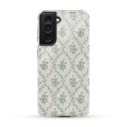 Sage Tapestry | Floral Vines Case iPhone Case get.casely Essential Galaxy S21