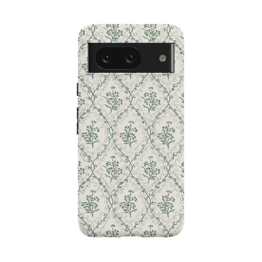 Sage Tapestry | Floral Vines Case iPhone Case get.casely Essential Google Pixel 8