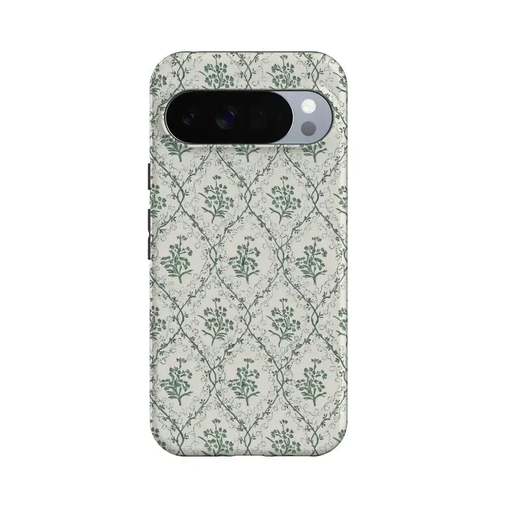 Sage Tapestry | Floral Vines Case iPhone Case get.casely Essential + MagSafe® Google Pixel 10 Pro XL