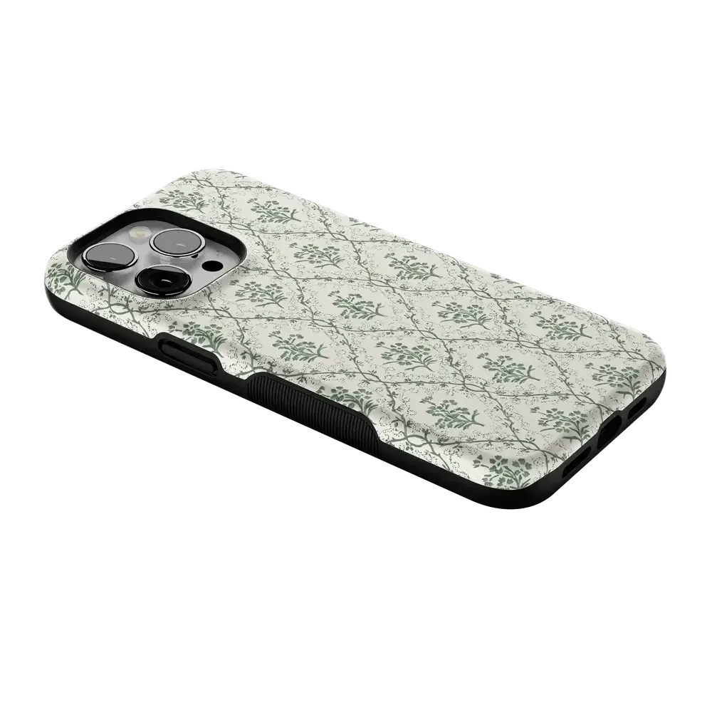 Sage Tapestry | Floral Vines Case iPhone Case get.casely
