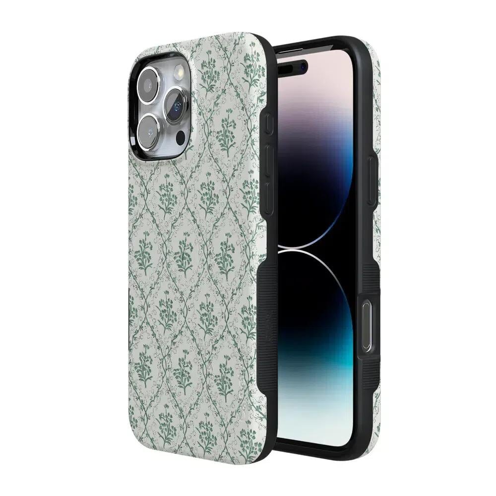 Sage Tapestry | Floral Vines Case iPhone Case get.casely