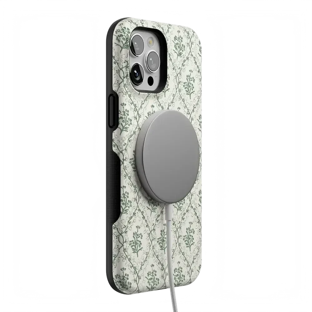 Sage Tapestry | Floral Vines Case iPhone Case get.casely