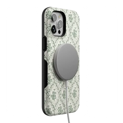Sage Tapestry | Floral Vines Case iPhone Case get.casely