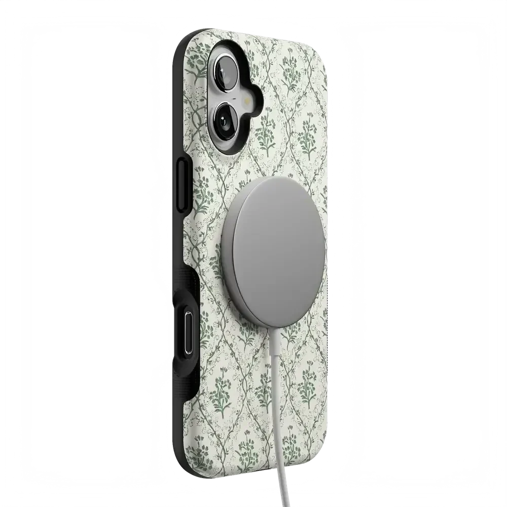 Sage Tapestry | Floral Vines Case iPhone Case get.casely