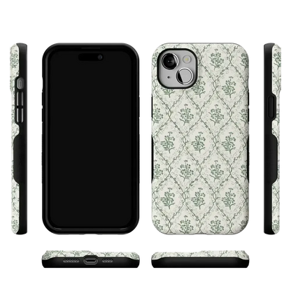 Sage Tapestry | Floral Vines Case iPhone Case get.casely