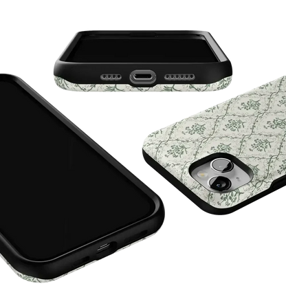 Sage Tapestry | Floral Vines Case iPhone Case get.casely