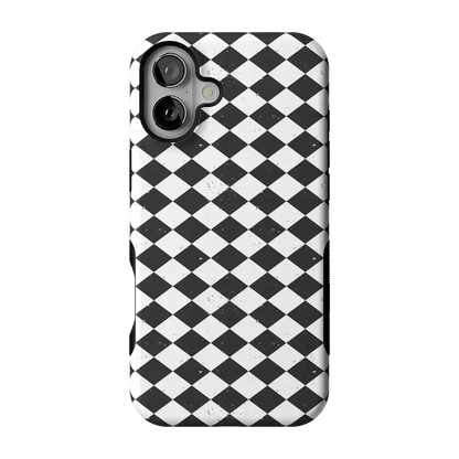 Salem's Hex | Black & White Checkered Case Phone Case get.casely Bold Flex + MagSafe® iPhone 17