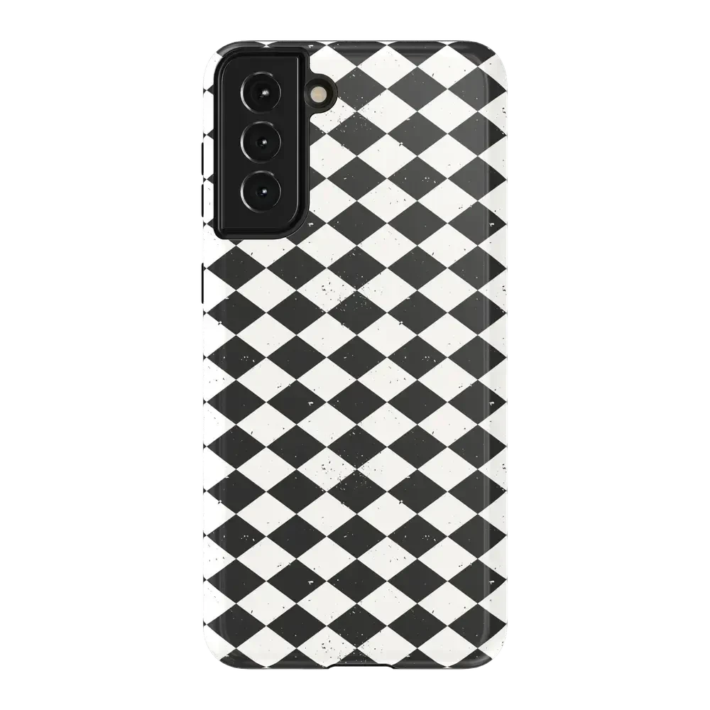 Salem's Hex | Black & White Checkered Case Phone Case get.casely Essential Galaxy S21 Plus
